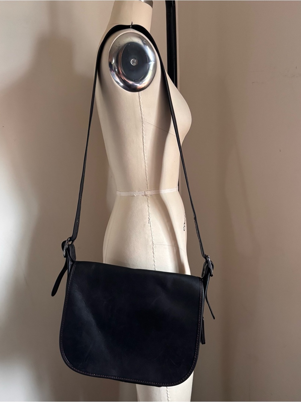 Coach Black Saddle Bag 75th Anniversary Limited Edition